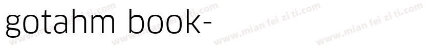 gotahm book字体转换